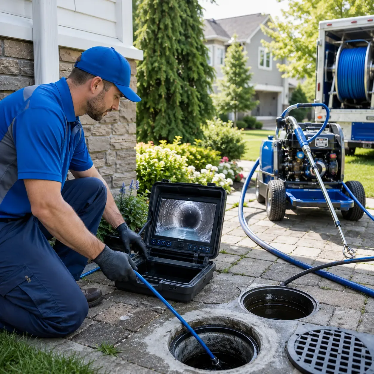 Outdoor drain cleaning professionals serving Winn, MI